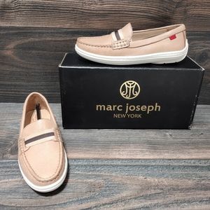 MARC JOSEPH NEW YORK Kids Boys/Girls Leather Elastic Grow Gain Loafer Kid's size